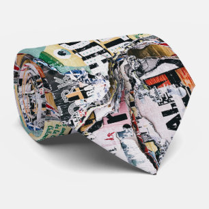 Urban Decay – Grunge Collage Neck Tie