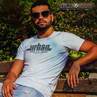 URBAN DENIM | Denim Typography | Appliqué Effect | T-Shirt