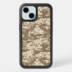 Urban Desert Digital Camo Pattern iPhone 15 Case