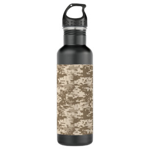 Urban Desert Digital Camo Pattern Stainless Steel Water Bottle