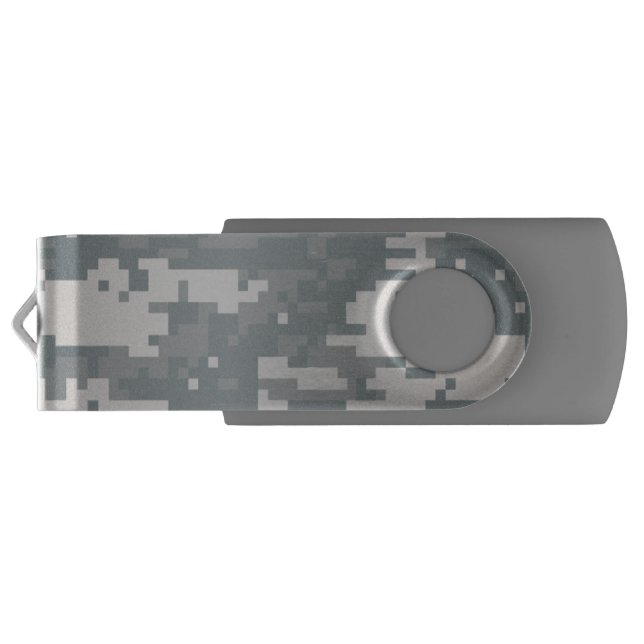 Urban Digital Camo Camouflage Flash Drive (Back)