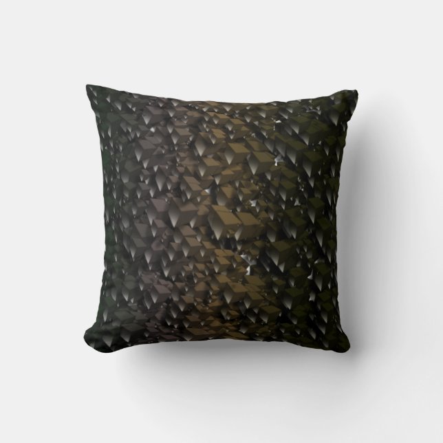 Urban Digital Camo Throw Pillow (Front)
