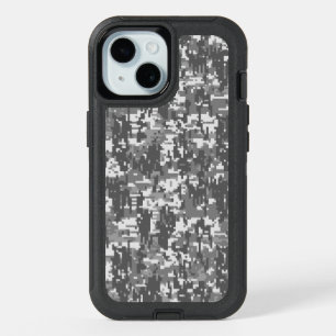 Urban Digital Camouflage Decor on a iPhone 15 Case