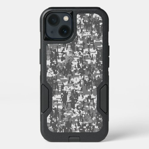 Urban Digital Camouflage Decor on a iPhone 13 Case