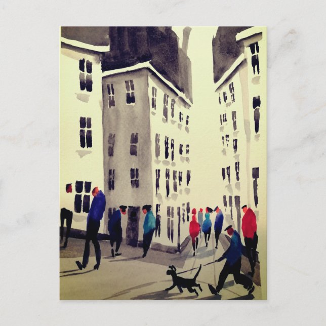 Urban Dwellers Art  Postcard (Front)