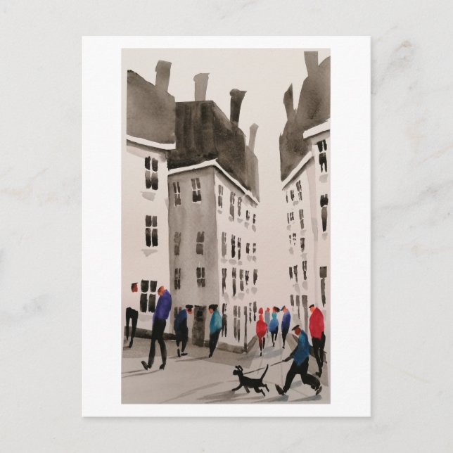 Urban Dwellers Art Postcard7 Postcard (Front)