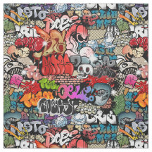 Urban dynamic street art Graffiti art pattern