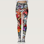 Urban dynamic street art Graffiti art pattern Leggings<br><div class="desc">This modern full seamless Urban dynamic and explosive street art Graffiti pattern is not only reserved for hip hop artists but for everyone regardless of age and background. Great gifts for friends who want a stunning and creative pattern design,  who want to express themselves as a creative artist.</div>