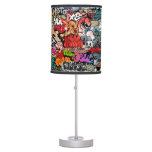 Urban dynamic street art Graffiti art pattern Table Lamp