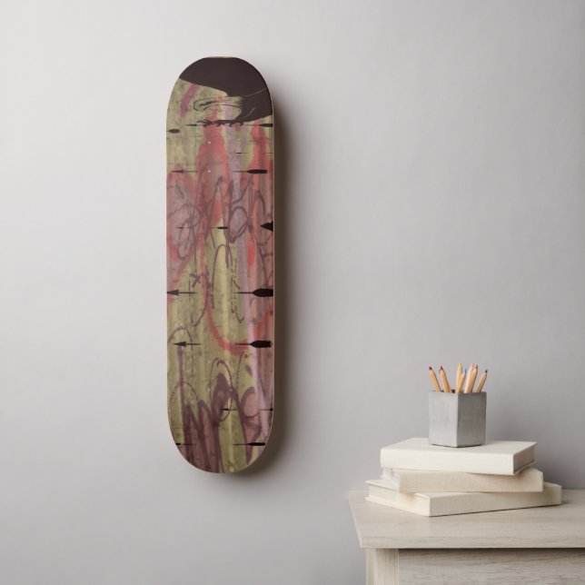Urban Eagle Graffiti Skateboard Deck (Wall Art)