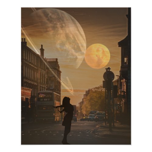 Urban Eclipse Poster