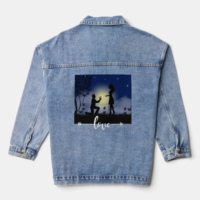 Urban Edge Classic Denim Jacket (Back)