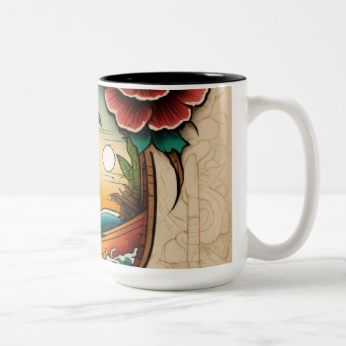 Urban Edge Stylish Design Caps Two_Tone Coffee Mug