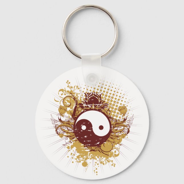 Urban Edge Yin Yang Keychain (Front)