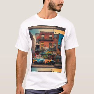 Urban Elegance: Graffiti Art Collection T-Shirt