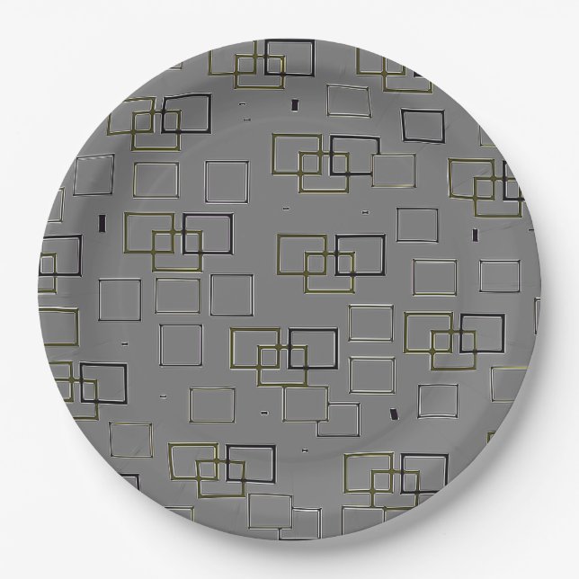 Urban Elegance  Paper Plates (Front)