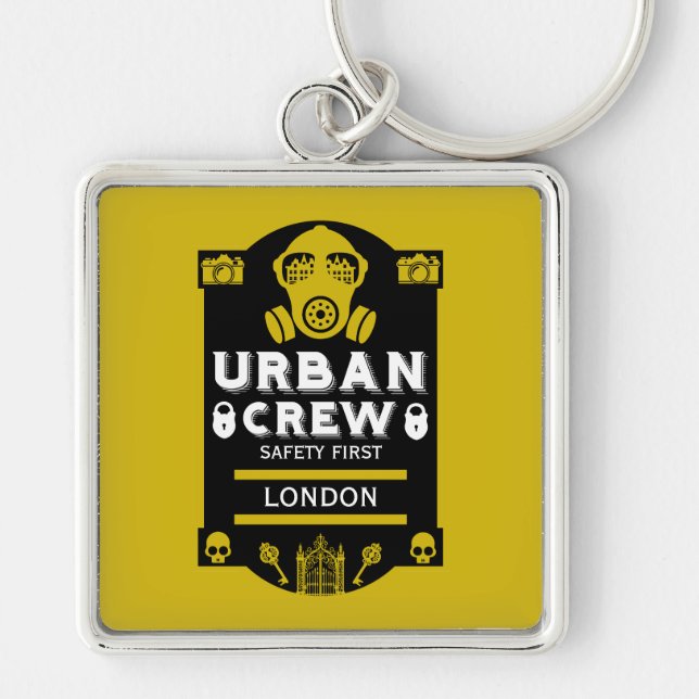  Urban Exploration Urbex  Keychain (Front)