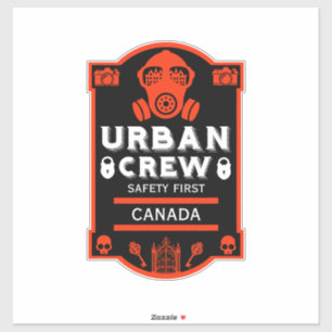 Urban Exploration Urbex Sticker