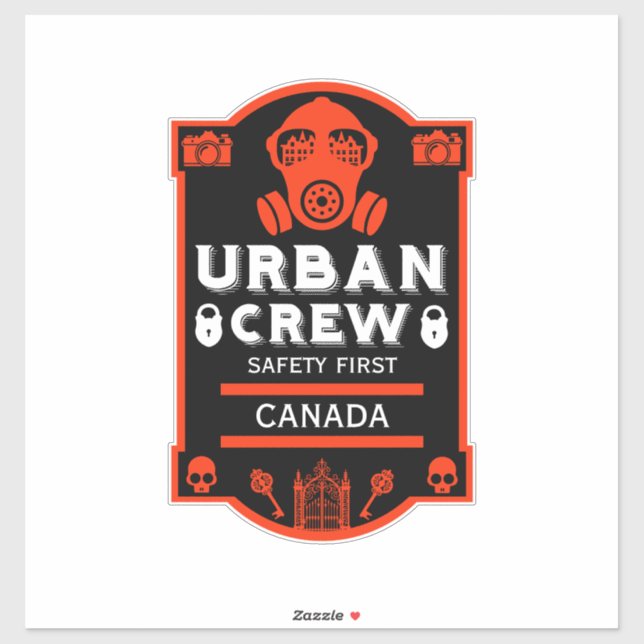  Urban Exploration Urbex  Sticker (Sheet)