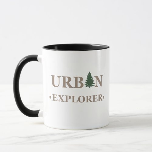 urban explorer metropolitan inner city citified mug