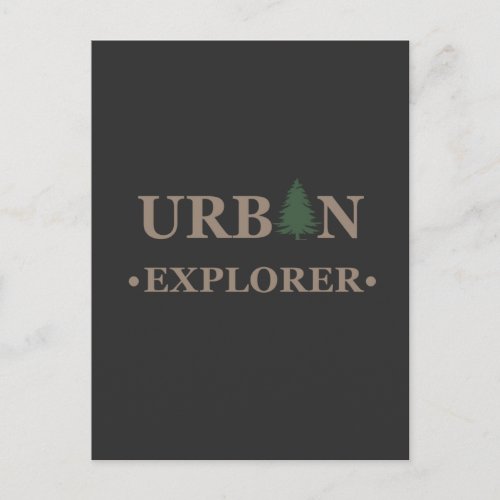 urban explorer metropolitan inner city citified postcard
