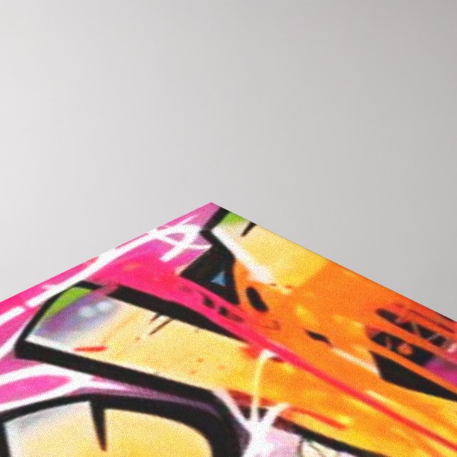 Urban Expression: Graffiti Art Canvas Print (Corner(Top))