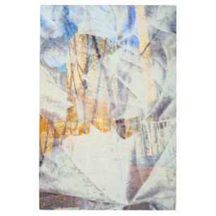 Urban Fall Abstract Metal Print