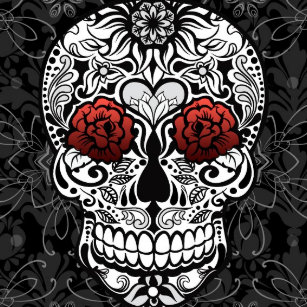 Mexican Sugar Skull Decorative Ceramic Tiles Zazzle