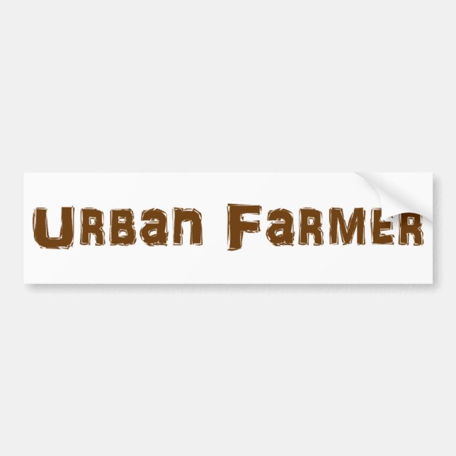 Urban Farmer Bumper Sticker (Front)