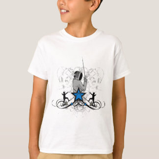 Urban Fencing Illustration T-Shirt
