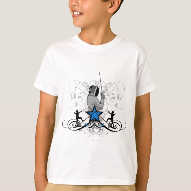Urban Fencing Illustration T-Shirt (Front)