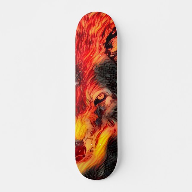 Urban Fire Wolf Way Custom Artisan Pro Board (Front)