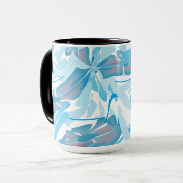 Urban Flow: Patterns of Pathways Mug (Front Left)