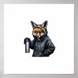 Urban Fox Tagger Poster