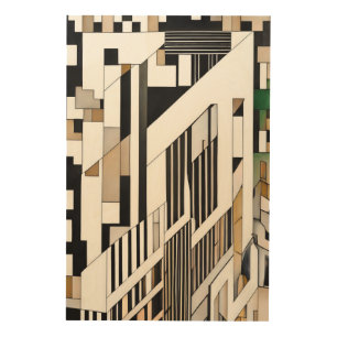 Urban Fragments Wood Wall Art