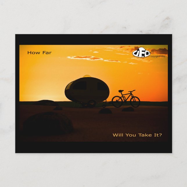 Urban Freedom Outlander Mark II Sunset Postcard (Front)