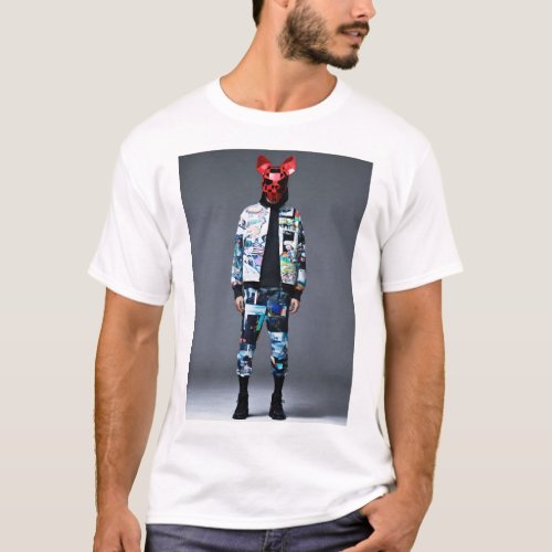 Urban Fusion Wizardry Keith Haring x Bape Logo T T_Shirt