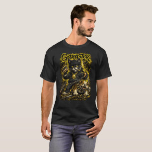 Urban Gangster Cat Street Art T-Shirt