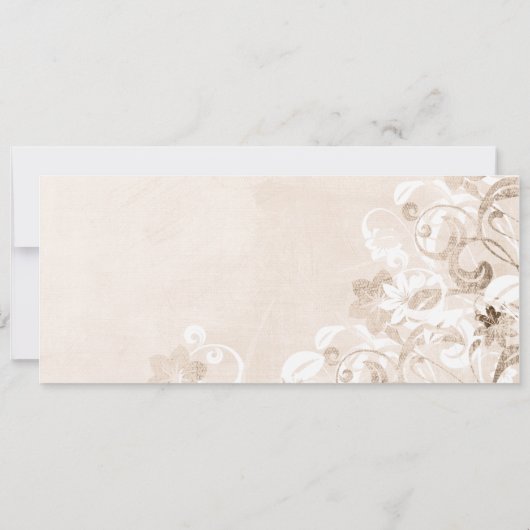 Urban Garden Flat Note Card (Back)