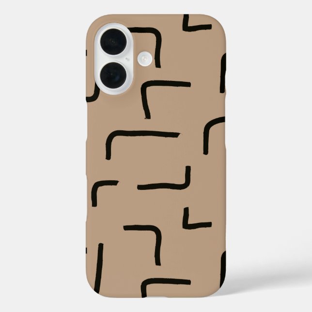 Urban Geo | Onyx Neutral | Blender Pattern Case-Mate iPhone Case (Back)