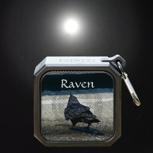 Urban Gothic Crow Gray and Black Bluetooth Speaker