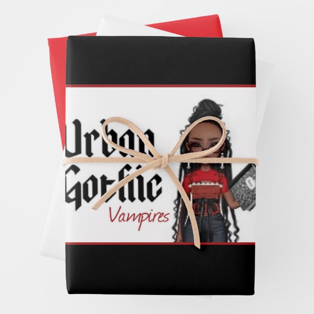 Urban Gothic Vampires Gift Wrap 10 (In situ)