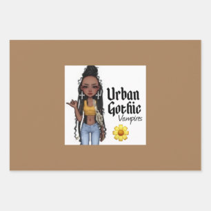 Urban Gothic Vampires Gift Wrap 4