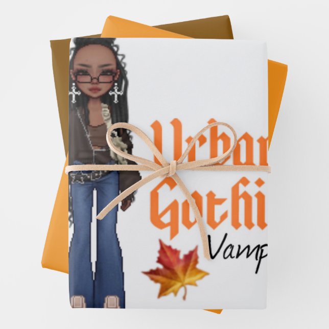 Urban Gothic Vampires Gift Wrap 6 (In situ)