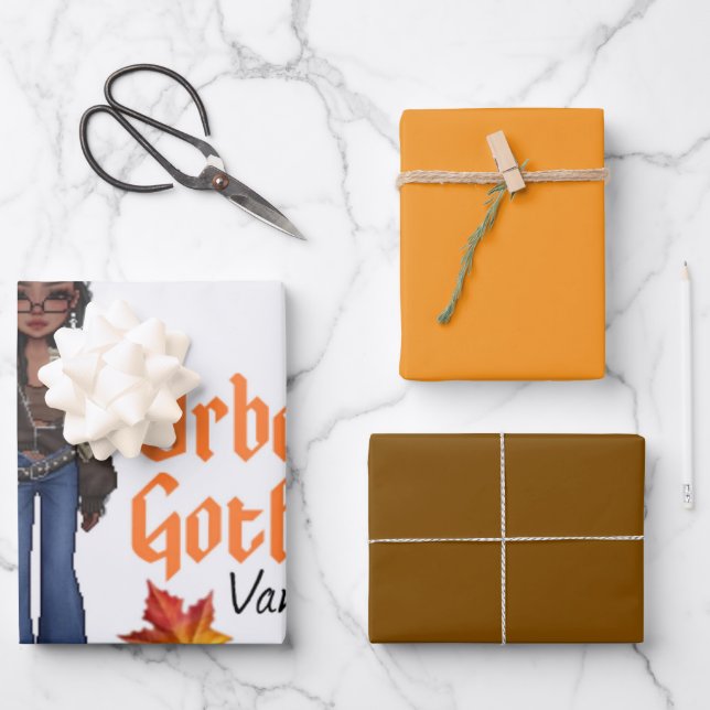 Urban Gothic Vampires Gift Wrap 6 (Front)