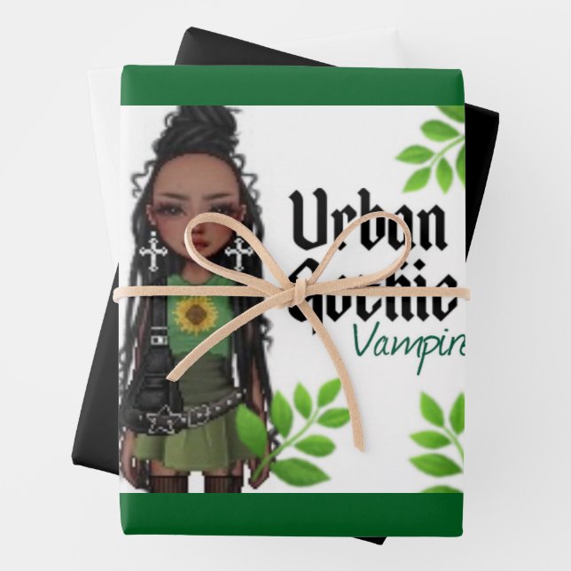 Urban Gothic Vampires Gift Wrap 9 (In situ)