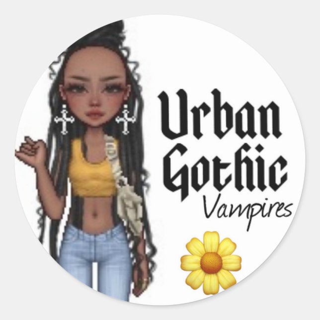 Urban Gothic Vampires Stickers 4 (Front)