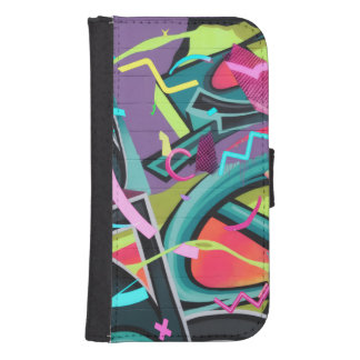 Urban graffiti01 galaxy s4 wallet case