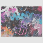 Urban Graffiti Collage with Bold Colors  Paint (8) Tissue Paper