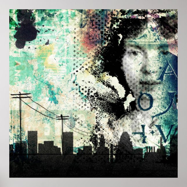 urban graffiti decay poster (Front)